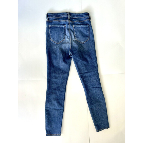 L’agence Jeans High Rise Skinny High Rise Dark Wash Stretch size 26 EUC - Picture 4 of 5